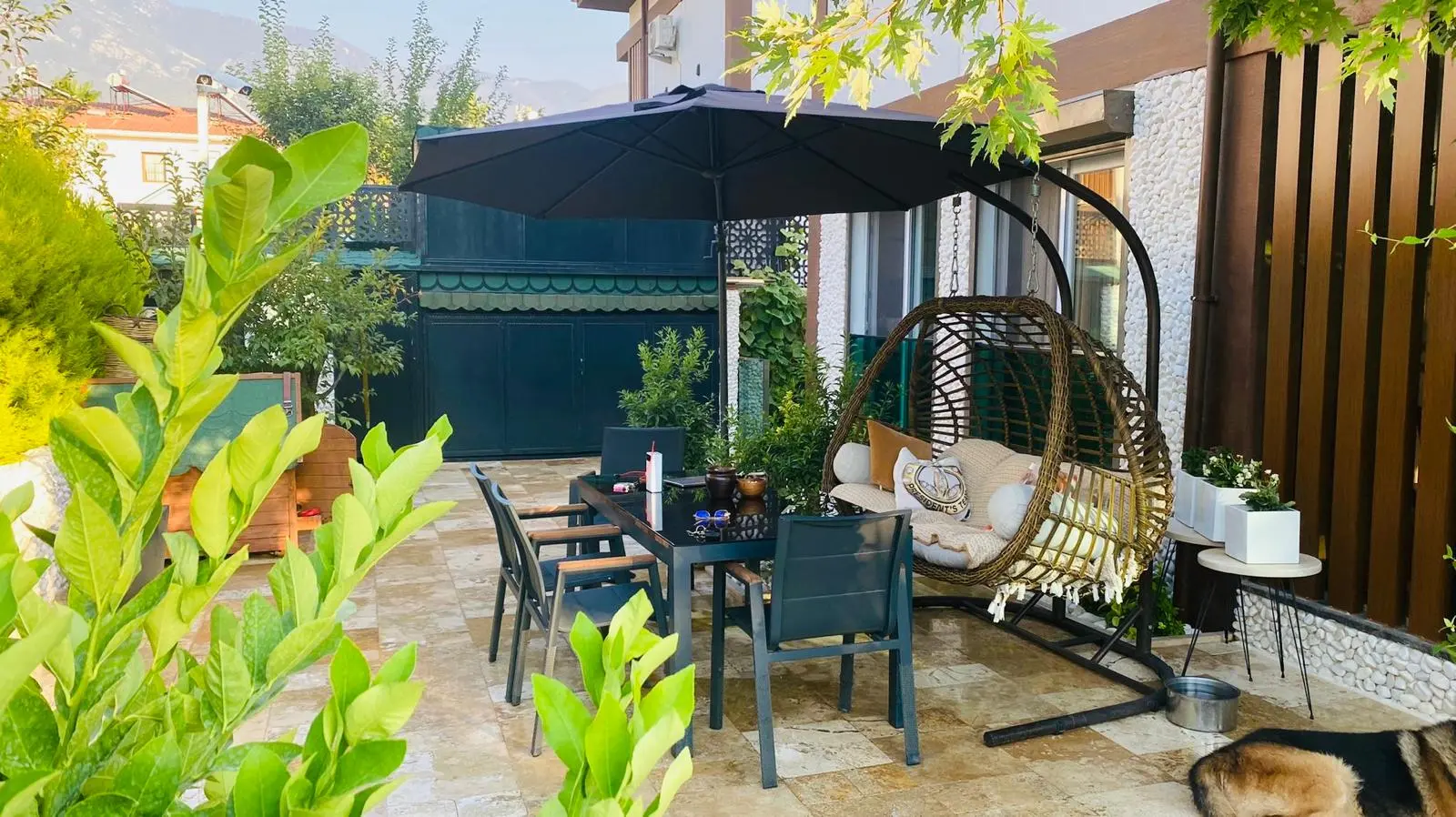 Garden area